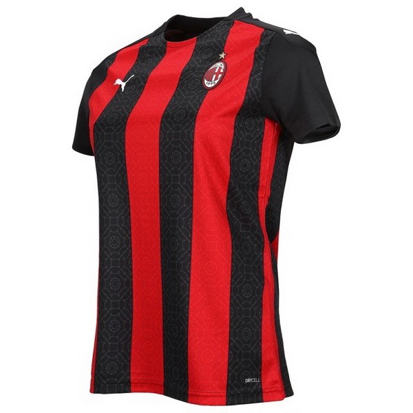 Camiseta Milan 1ª Mujer 2020/21 Rojo Negro